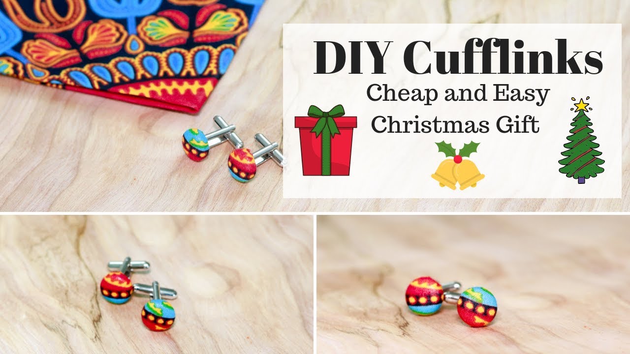 DIY Cheap and Easy Christmas Gift | Cufflinks
