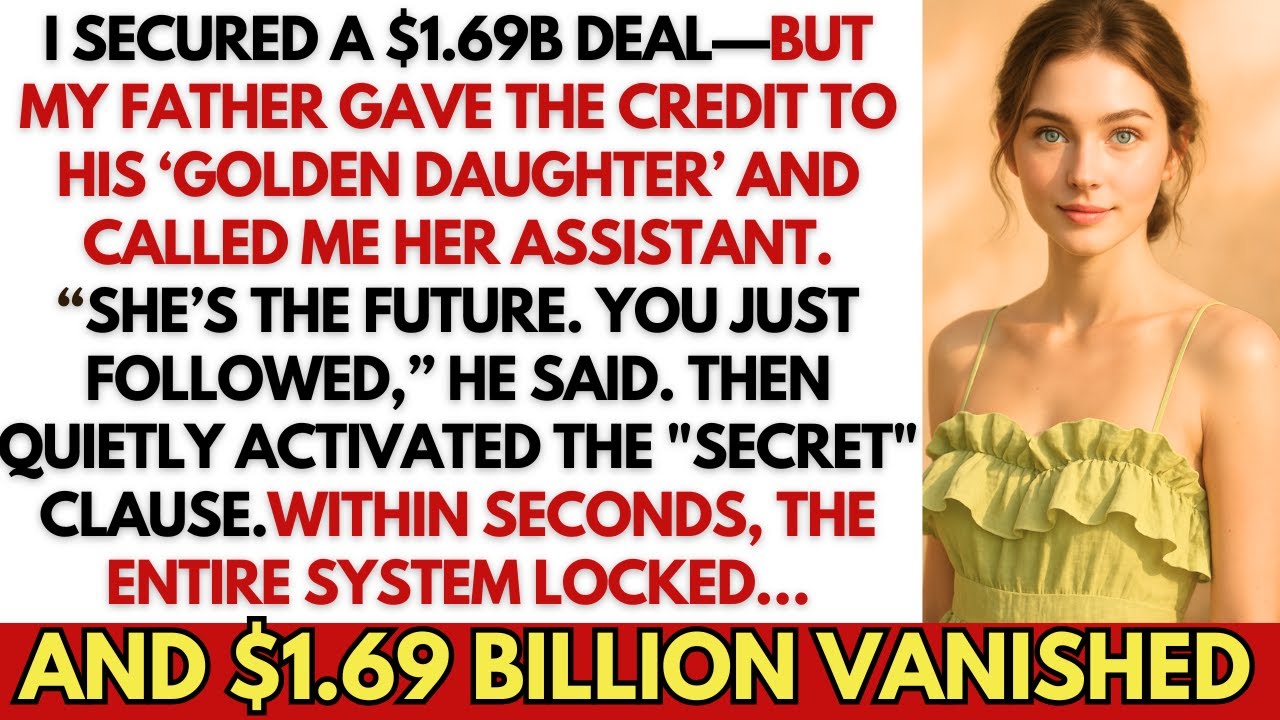 I Closed A $1.69B Deal—But Dad Gave Her Credit. So I Triggered The Clause—And Locked It All Down.