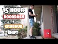 15 HOUR DOORDASH + GRUBHUB SHIFT (how much did I make?)