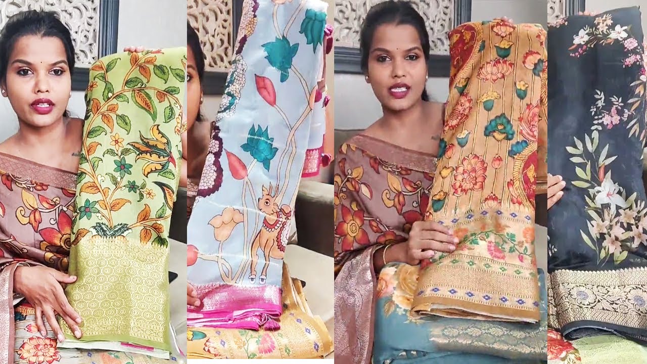 Chanderi Sarees Online | Mugdha Sarees by SashiVangapalli | Floral Sarees | @Bride Essentials