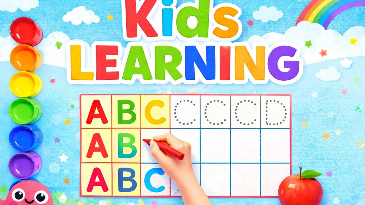 ABC Learning For Kids | A To Z Fun Alphabet Song | A For Apple 🍎 | Abc