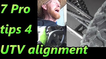 UTV Alignment How to 7 Pro Tips