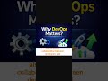 why DevOps is important in today’s #DevOps #DevOpsLearning #SoftwareLearn2 #ITCareer #DevOpsShorts