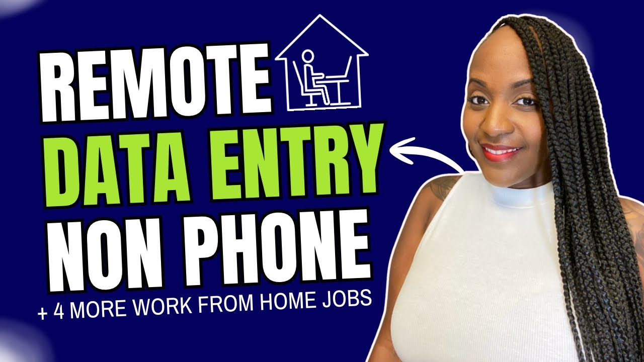 🙌🏾 DATA ENTRY (Non Phone) Job + More Work From Home Jobs 2026 - YouTube
