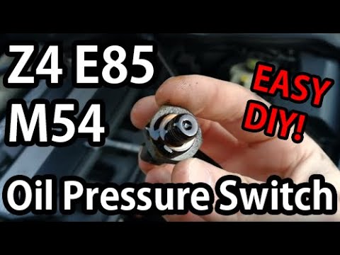 BMW Z4 M54 Oil Pressure Sensor Replacement - Code  P0520, 283F Fix (E85/E86/E46)