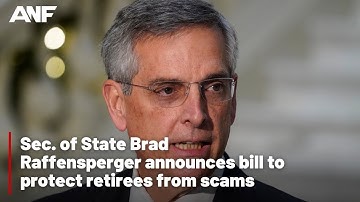 Sec. of State Brad Raffensperger announces bill to protect retirees from scams