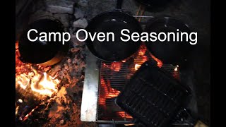 Camp Oven Seasoning