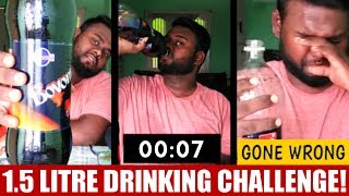1.5 Litre Bovonto Drinking Challenge | Soft drink challenge | Tamil vlog