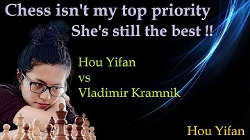 Hou Yifan Best Games  |  Hou Yifan vs Vladimir Kramnik  |  Game 01