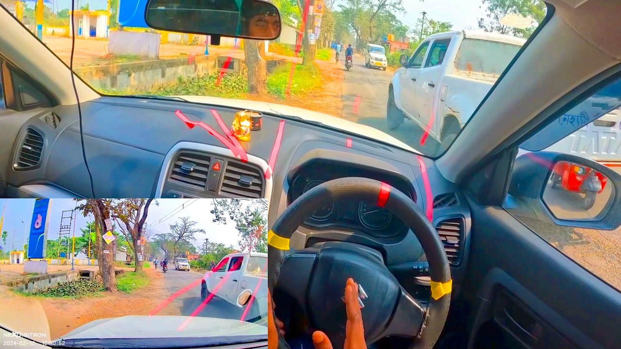 Left Side Judgement in Car (Full Explanation)! Car Left side Right side Judgement in driving!