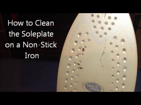 How To Clean The Soleplate On A Non Stick Iron