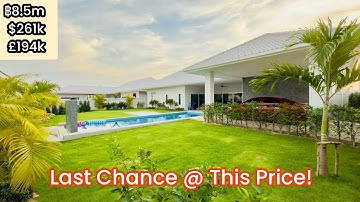 🏡 LAST CHANCE! Brand New 4-Bedroom Pool Villa in Hua Hin – Promotional Price 🔥