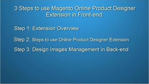 3 steps to use Magento online design for Magento 1 and Magento 2 in the front-end