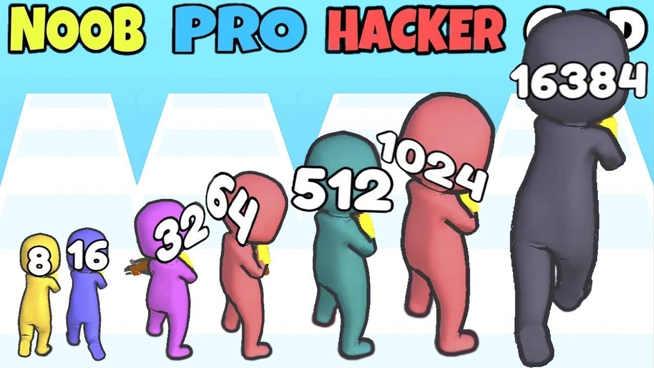 NOOB vs PRO vs HACKER in Merge Grabber