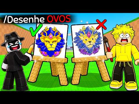 DRAW TO GET SECRET EGGS IN ROBLOX - PAINT EGGS