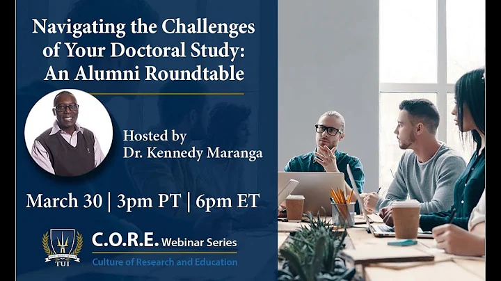 Navigating the Challenges of Your Doctoral Study: ...