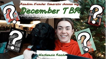 *Random Number Generator* Chooses My Reads! 📚❄️ December TBR