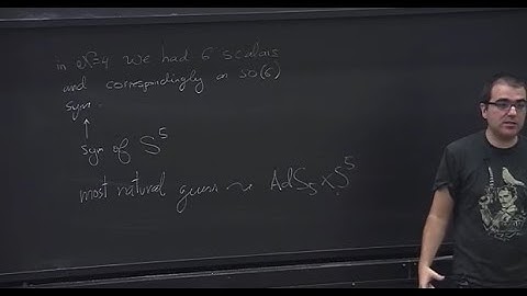 Pedro Vieira Explorations in String Theory and Holography PSI 2014 2015 Lecture 12