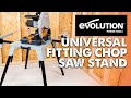 Evolution Chop Saw Stand With Universal Fittings