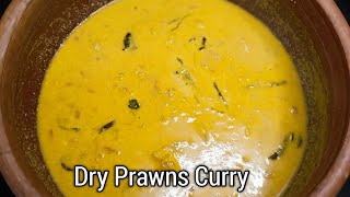 Kerala Style Dry Prawns Curry with mango | Unakku Chemmeen Curry