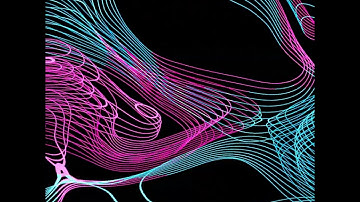 Abstract animation in blender made w/geo nodes in blender #shorts