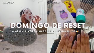 ✨DOMINGO DE RESET|organización + mascarilla + skincare + tips + motivación|