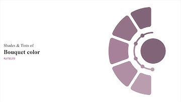 Shades & Tints of Bouquet color #a78199 A Warm Violet color #947288 #816477 #b08fa4 #ba9daf