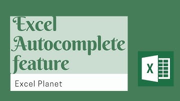 How to use Excel AutoComplete Feature  - Entering and Editing Data in Excel | tips and tricks |