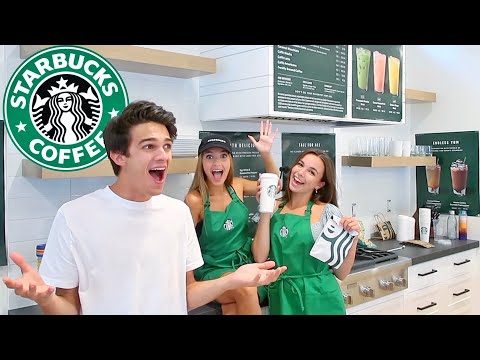 WE OPEN A STARBUCKS IN BRENT'S NEW HOUSE!!
