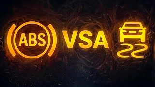 How to Fix & Reset ABS, VSA & Traction Control Warning Light Stays On or Flashing | ABS ESC Light On