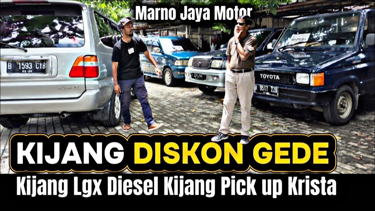 Pak Marno Jaya Motor Jual Kijang Murah Mobil Rapi 20Jutaan Kijang Diesel Pick up Ready Krista Kuda