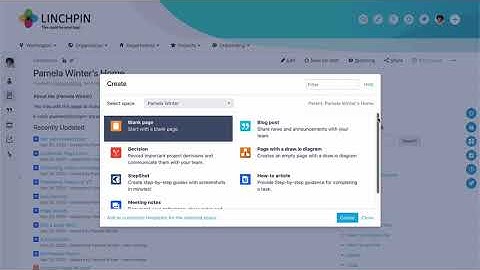 Use Page Templates - Learn Atlassian Confluence & Linchpin Intranet #99