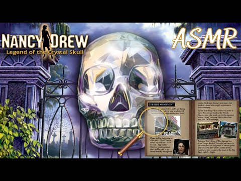 ASMR Nostalgic gaming | 🔎💀 Nancy Drew: Legend of The Crystal Skull | Part 1