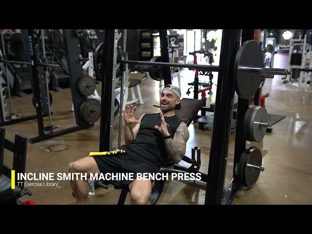 INCLINE SMITH MACHINE BENCH PRESS