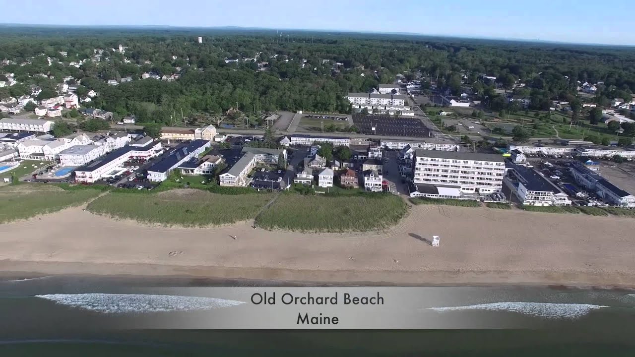 Aerial video of the Saco Bay, Maine YouTube