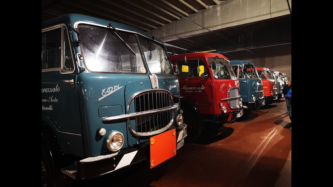 VI FACCIAMO VISITARE LA PIU' GRANDE COLLEZIONE DI CAMION D'EPOCA IN ITALIA MARAZZATO 26-11-22