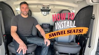 How to Install Swivel Seats | Promaster Van Build