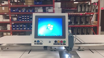 How to Start the Machine | Programmable Pattern Sewing Machine | ABM | CNC Quilter