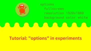 Details PsyToolkit tutorial: Using options in experiments Update
