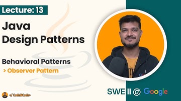 L13: Observer Pattern | Design Patterns