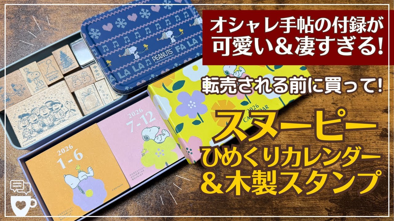 Magazine Supplement Stationery] Perfect for Hobonichi! Snoopy