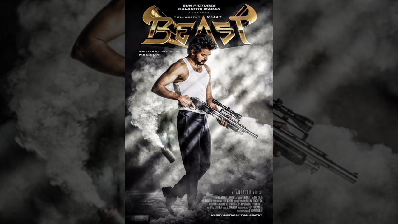 Thalapathy 65 First Look Poster Thalapathy Vijay