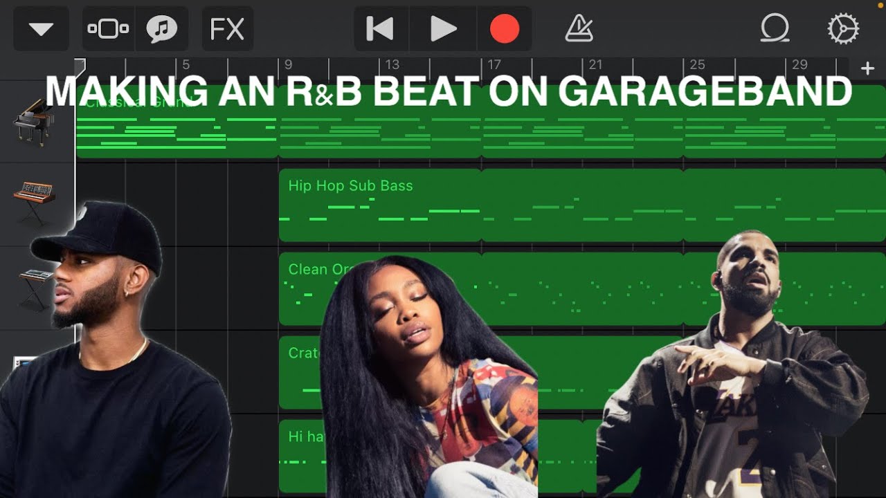 how to make r&b beats on garageband