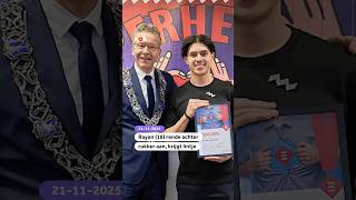 Rayan 18 Rende Achter Rukker Aan, Krijgt Lintje