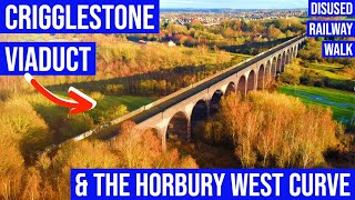 Crigglestone Viaduct and the Horbury Curve Disused Railway Walk #railway #disused