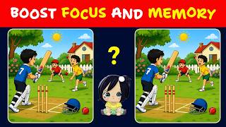 🧩 Find the 3 Differences Challenge 🔍 | Test Your Observation Skills! 👀 #challenge #focus