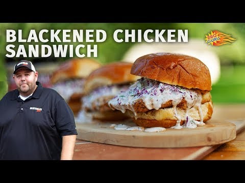 Let's Talk Outdoor Cooking with Heath Riles: Blackened Chicken Sandwich