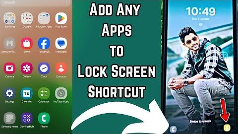 How to Add App Shortcuts to Lock Screen Android | How to Add Apps to Lock Screen | Lock Screen