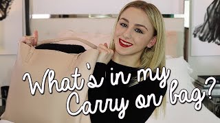 What's in my Bag: Carry-on Edition | CHLOE LUKASIAK