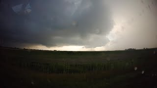 Weak Ontario Supercell Storm Revealed Through Rain | Thunderous & Subtle Rotation | July 9, 2025